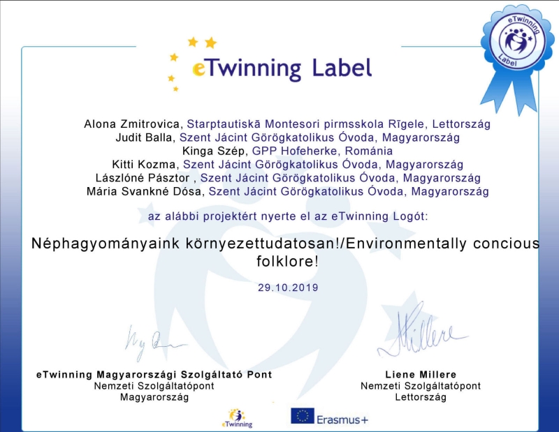 ERASMUS e-Twinning projekt